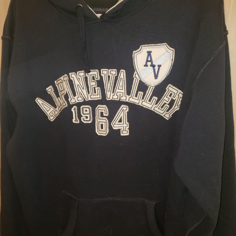 Mens sz M Alpine Valley 1964 Vintage Ski Sweatshirt - Picture 2 of 5